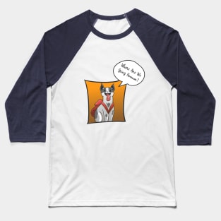 Camping With Doggo Baseball T-Shirt